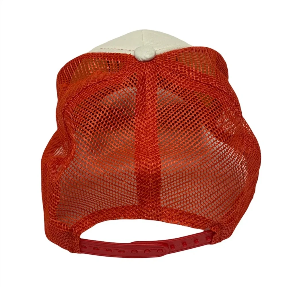 Vintage Wild Florida Party Snapback Foam Mesh Trucker Red White Retro Hat Cap
